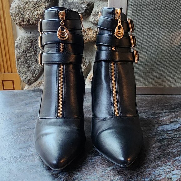 NWOT IDIFU Buckle Strap Ankle Booties Size 10 - Picture 8 of 16